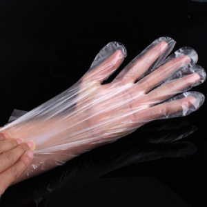 Factory Hot selling Plastic Pe Gloves HDPE Polythene gloves Waterproof disposable gloves individual pack single use OEMODM