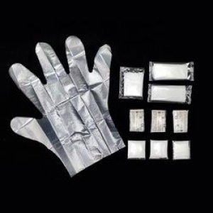 Factory Hot selling Plastic Pe Gloves HDPE Polythene gloves Waterproof disposable gloves individual pack single use OEMODM