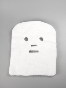 factory supply Facial Gauze Mask Pre Cut Cotton Face Cover Soft Gauze Face Mask for Women Girls Skin Face Care Spas Beauty Salon
